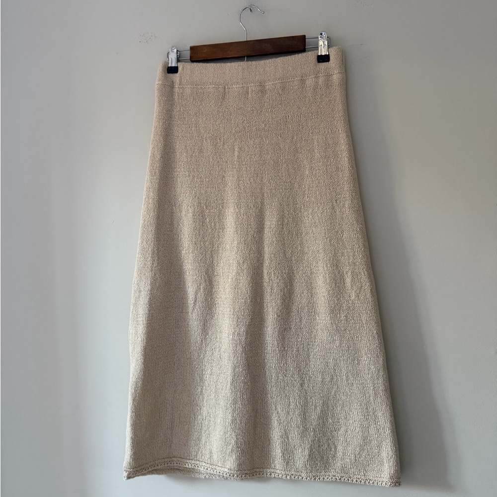 Listicle Women's Beige/Cream Knit Sweater Lounge Set Size Large - Picture 7 of 12